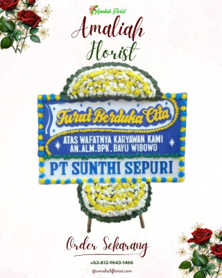 Papan Bunga Duka di Labuhan Deli