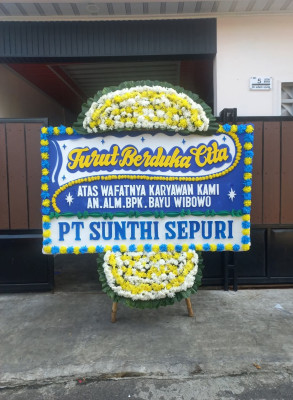 Papan Bunga Duka di Labuhan Deli