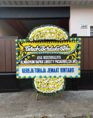 Papan Bunga Duka di Labuhan Deli