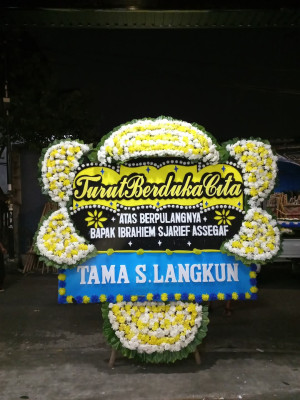Papan Bunga Duka di Labuhan Deli